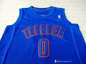 Maillot NBA Pas Cher Noël Oklahoma City Thunder Bleu Westbrook 0