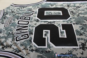 Maillot NBA Pas Cher San Antonio Spurs Manu Ginóbili 20 Vert