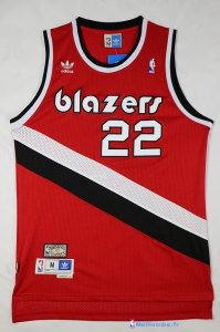 Maillot NBA Pas Cher Portland Trail Blazers Clyde Drexler 22 Rouge