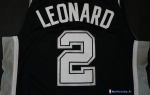 Maillot NBA Pas Cher San Antonio Spurs Kawhi Leonard 2 Negr Icon 2017/18