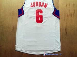 Maillot NBA Pas Cher Los Angeles Clippers DeAndre Jordan 6 Blanc