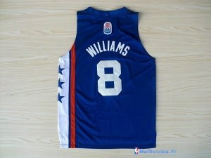 Maillot ABA Pas Cher Brooklyn Nets Willams 8 Bleu