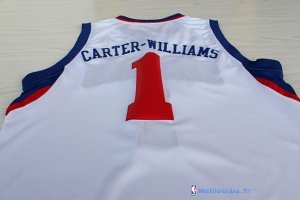 Maillot NBA Pas Cher Philadelphia Sixers Michael Carter Williams 1 Blanc