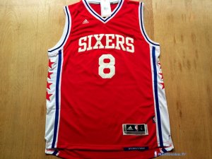 Maillot NBA Pas Cher Philadelphia Sixers Julius Erving 8 Rouge