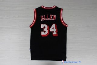 Maillot NBA Pas Cher Miami Heat Ray Allen 34 Retro Noir