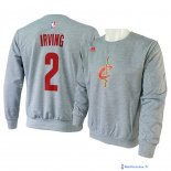 Maillot NBA Pas Cher Cleveland Cavaliers Kyrie Irving 2 ML Gris