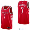 Maillot NBA Pas Cher Houston Rockets Joe Johnson 7 Rouge Icon 2017/18