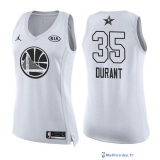 Maillot NBA Pas Cher All Star 2018 Femme Kevin Durant 35 Blanc