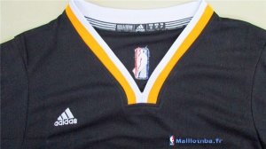 Maillot NBA Pas Cher Golden State Warriors Kevin Durant 35 Noir MC