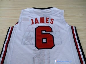 Maillot NBA Pas Cher USA 1992 James 6 Blanc