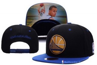 Bonnet NBA Golden State Warriors 2016 Curry Noir Bleu