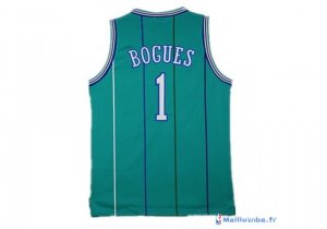 Maillot NBA Pas Cher Charlotte Hornets Tyrone Curtis Bogues 1 Vert