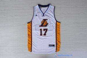 Maillot NBA Pas Cher Noël Los Angeles Lakers Jeremy 17 Blanc