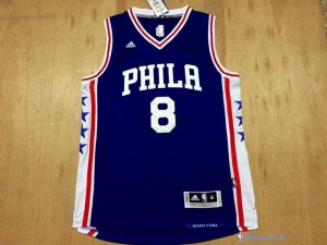 Maillot NBA Pas Cher Philadelphia Sixers Julius Erving 8 Bleu