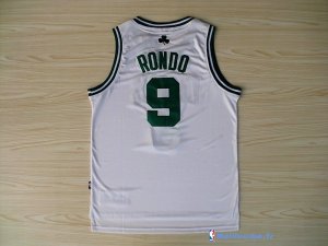 Maillot NBA Pas Cher Boston Celtics Rajon Rondo 9 Blanc