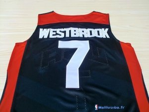 Maillot NBA Pas Cher USA 2012 Westbrook 7 Noir