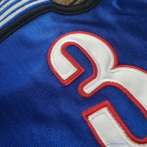 Maillot NBA Pas Cher Philadelphia Sixers Allen Iverson 3 Bleu 2017/18