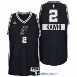 Maillot NBA Pas Cher Noël San Antonio Spurs Kawhi 2 Noir