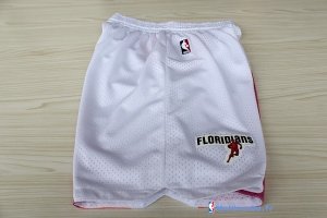 Pantalon NBA Pas Cher Miami Heat Floridians Retro Blanc