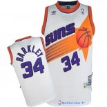 Maillot NBA Pas Cher Phoenix Suns Charles Barkley 34 Blanc