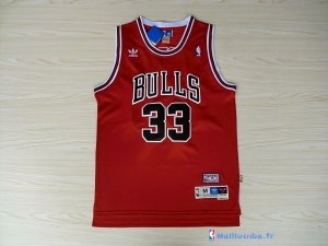 Maillot NBA Pas Cher Chicago Bulls Scottie Pippen 33 Rouge