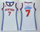 Maillot NBA Pas Cher New York Knicks Femme Carmelo Anthony 7 Blanc