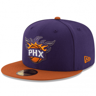 Bonnet NBA Phoenix Suns New Era Purple Orange Official Team Color 2Tone 59FIFTY