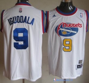 Maillot ABA Pas Cher Denver Nuggets Igudala 9 Blanc