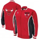 Chicago Bulls Mitchell & Ness Red Hardwood Classics Authentic Warm-Up Full-Snap Jacket
