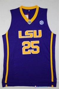 Maillot NCAA Pas Cher LSU Bobby Simmons 25 Pourpre