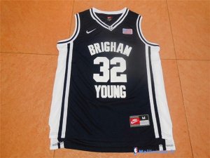 Maillot NCAA Pas Cher Brigham Jimmer Fredette 32 Noir