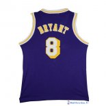 Maillot NBA Pas Cher Los Angeles Lakers Kobe Bryant 8 Pourpre