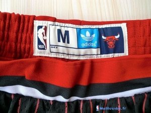 Pantalon NBA Pas Cher Chicago Bulls Adidas Noir Bande