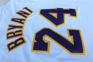 Maillot NBA Pas Cher Noël Los Angeles Lakers Blanc Bryant 24