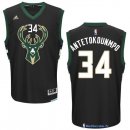 Maillot NBA Pas Cher Milwaukee Bucks Giannis Antetokounmpo 34 Noir