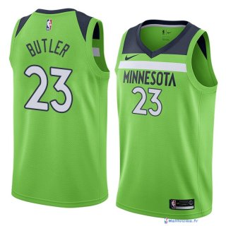 Maillot NBA Pas Cher Minnesota Timberwolves Jimmy Butler 23 Vert Statement 2017/18