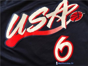 Maillot NBA Pas Cher USA 1996 Anfernee Hardaway 6 Noir