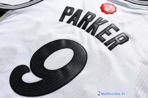 Maillot NBA Pas Cher Noël San Antonio Spurs Parker 9 Blanc