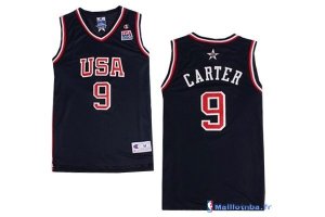 Maillot NBA Pas Cher USA 2000 Carter 9 Noir