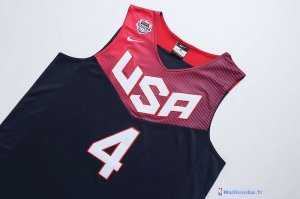 Maillot NBA Pas Cher USA 2014 Curry 4 Noir