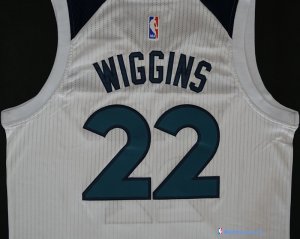 Maillot NBA Pas Cher Minnesota Timberwolves Andrew Wiggins 22 Blanc 2017/18