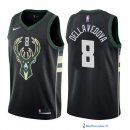 Maillot NBA Pas Cher Milwaukee Bucks Matthew Dellavedova 8 Noir Statement 2017/18