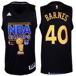 Maillot NBA Pas Cher Finales Golden State Warriors Barnes 40 Noir