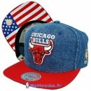 Bonnet NBA Chicago Bulls USA 2016 Drapeau Rouge