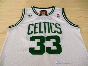 Maillot NBA Pas Cher Boston Celtics Larry Joe 33 Bird Blanc