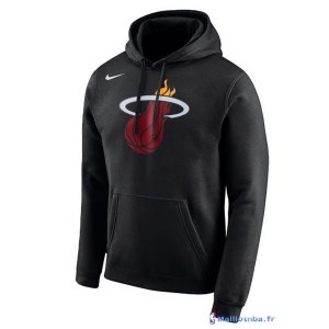 Sweat Capuche NBA Miami Heat Nike Noir