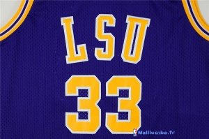 Maillot NCAA Pas Cher LSU Shaquille O'Neal 33 Pourpre