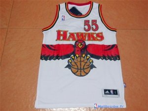 Maillot NBA Pas Cher Atlanta Hawks Dikembe Mutombo 55 Blanc