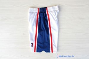 Pantalon NBA Pas Cher Philadelphia Sixers Blanc 10 Anniversaire