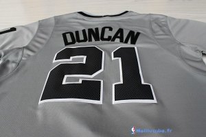 Maillot NBA Pas Cher Noël San Antonio Spurs Duncan 21 Gris